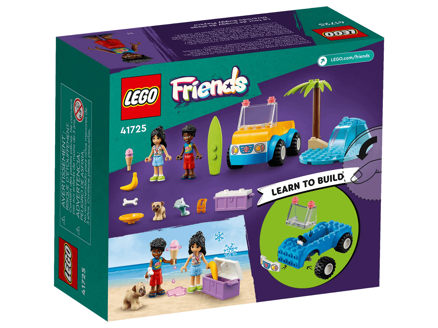 LEGO 41725 Beach Buggy Fun - Friends 4+