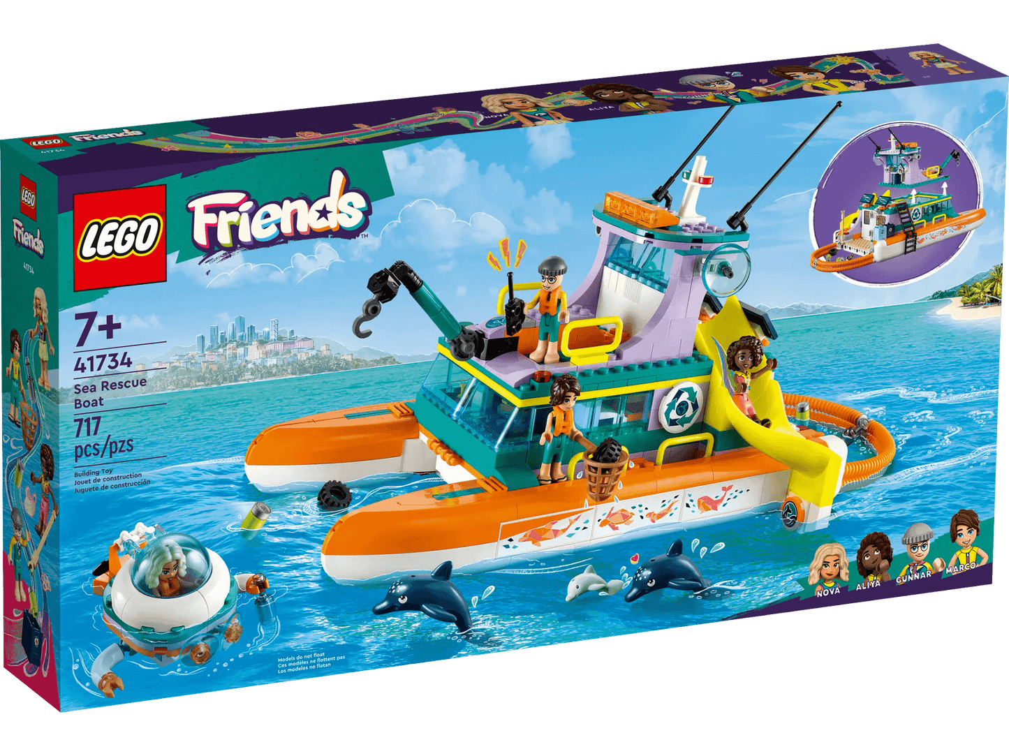 LEGO 41734 Sea Rescue Boat - Friends