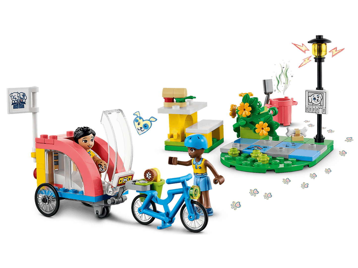 LEGO 41738 Dog Rescue Bike - Friends