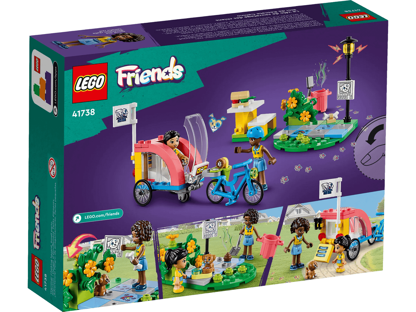 LEGO 41738 Dog Rescue Bike - Friends