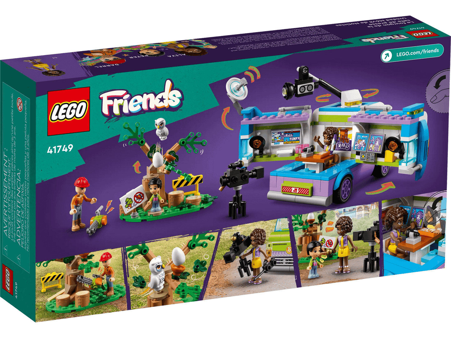 LEGO 41749 Newsroom Van - Friends