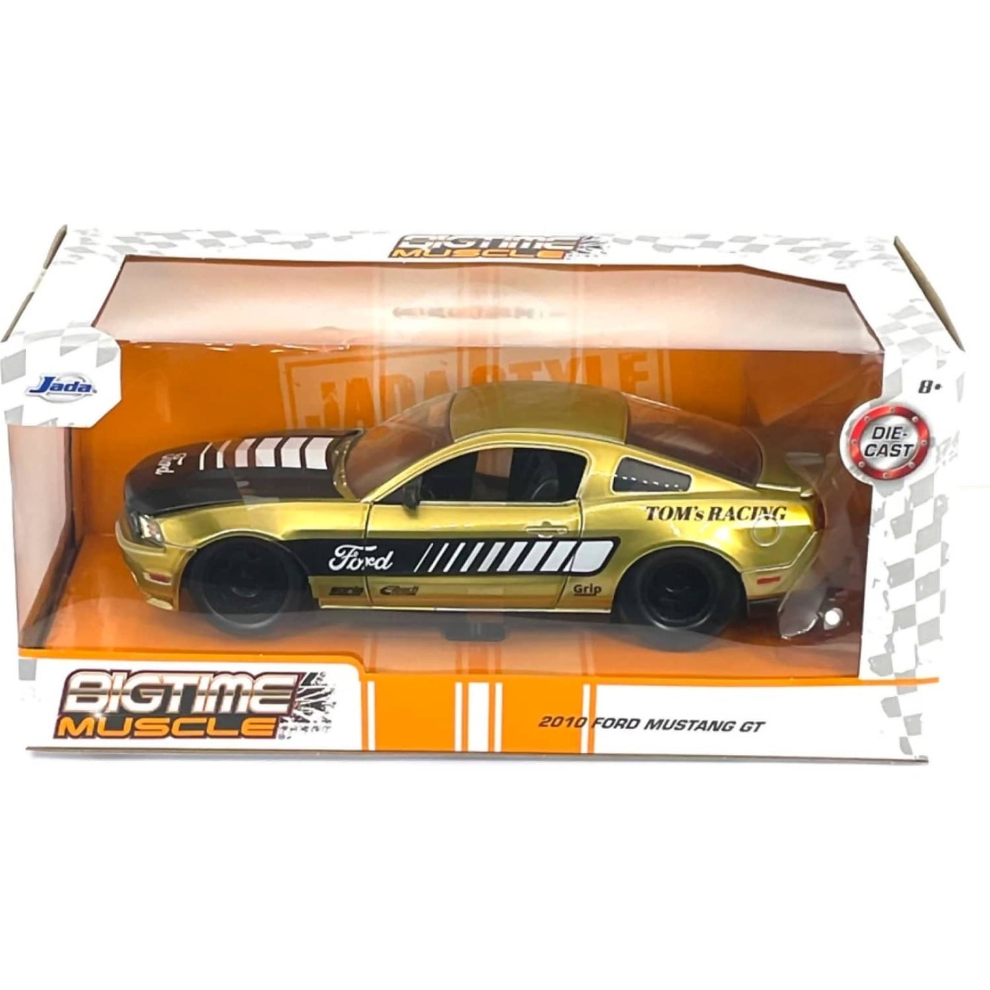 Jada Toys - Big Time Muscle - 2010 Ford Mustang GT 1:24 Scale Diecast Vehicle