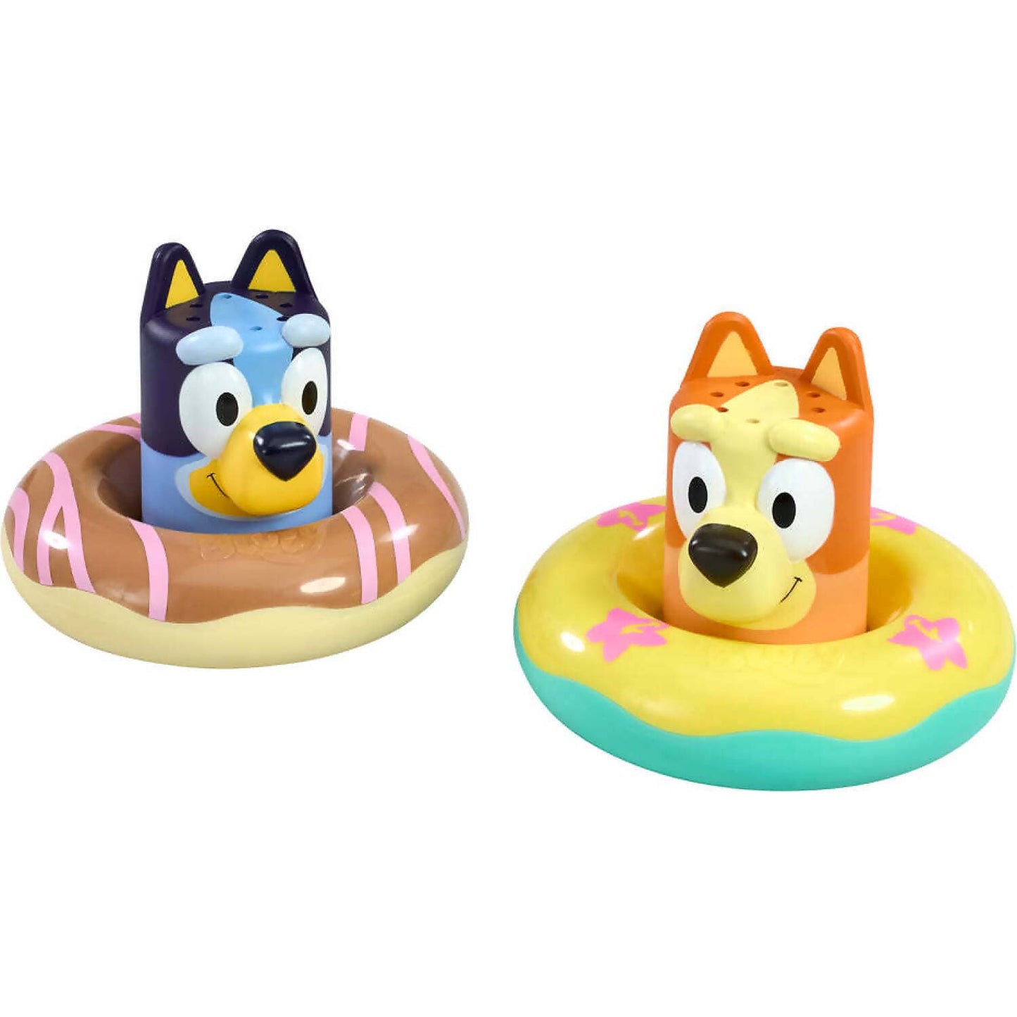 Tomy -  Toomies - Splash & Float Bluey & Bingo 2-in-1 Water Toys