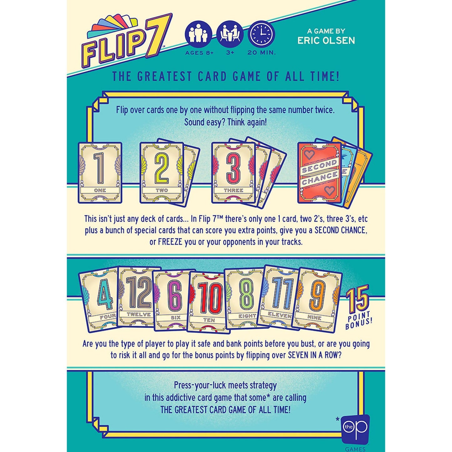 The Op Games - Flip 7 Card Game