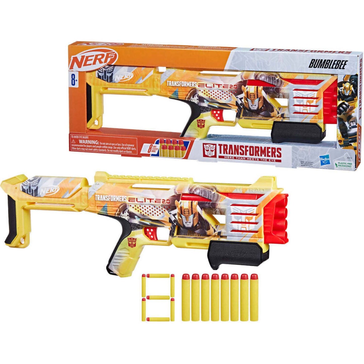 Nerf - Transformers Bumblebee Elite 2.0 Dart Blaster - Hasbro