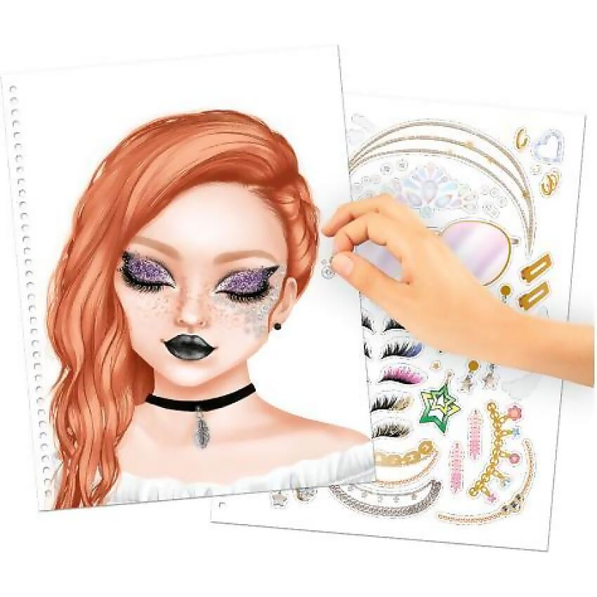 Topmodel - Make-up Colouring Book
