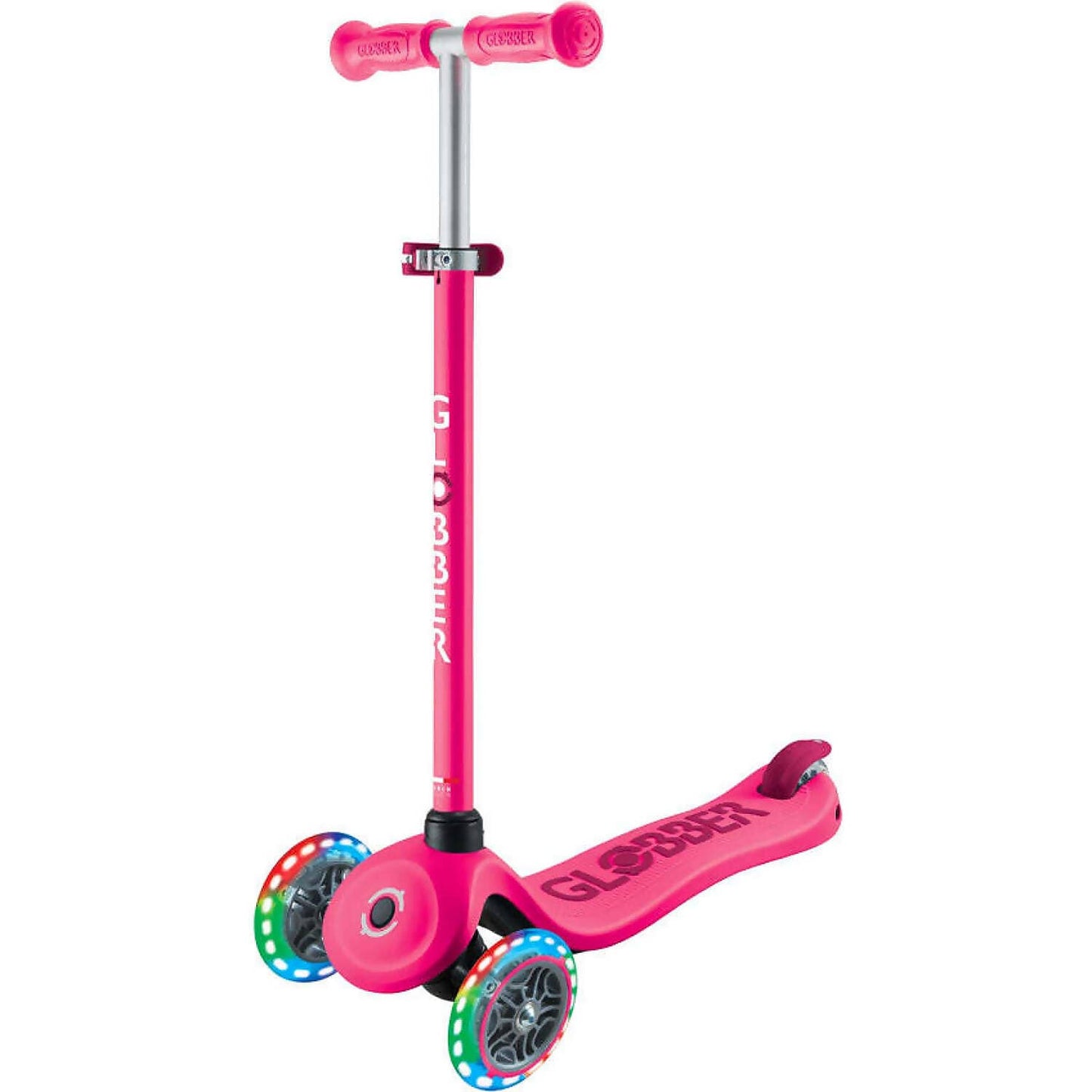 Globber - Go Up Sporty Lights V2 - Fuchsia/dark Pink Scooter