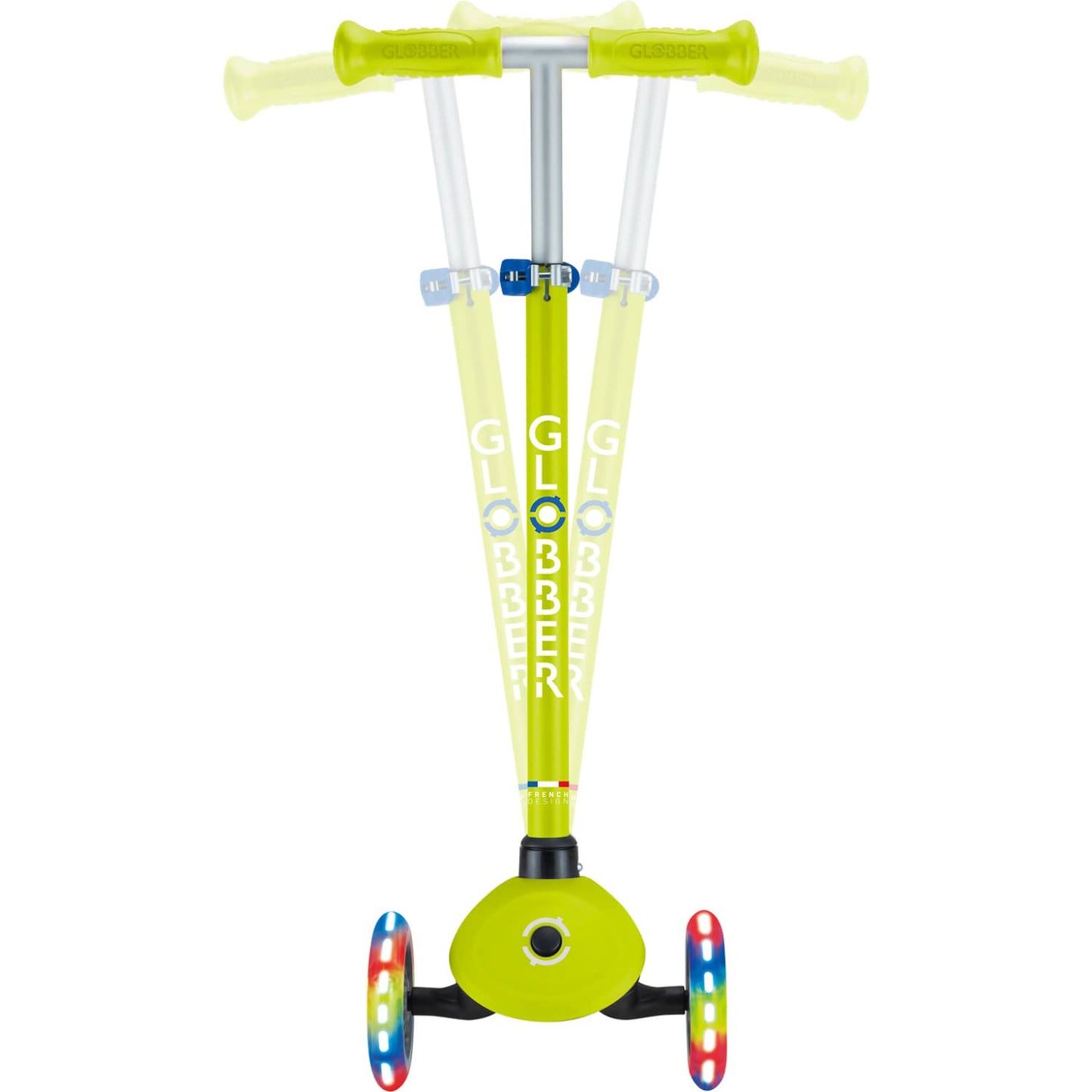 Globber - Primo Scooter Lights - Lime/blue
