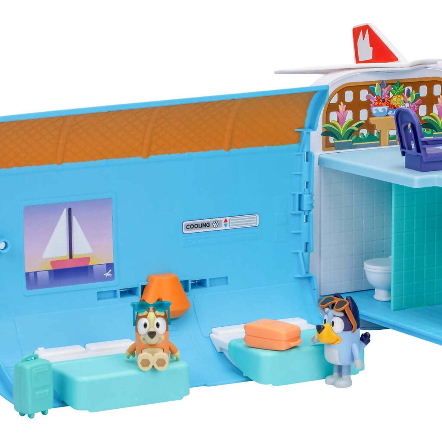 Bluey - 3-in-1 Airplane Playset