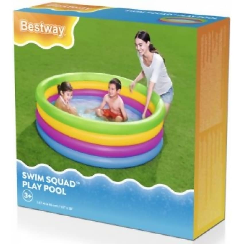 Bestway - 4 Ring Swim Squad Play Inflatable Pool 522 L