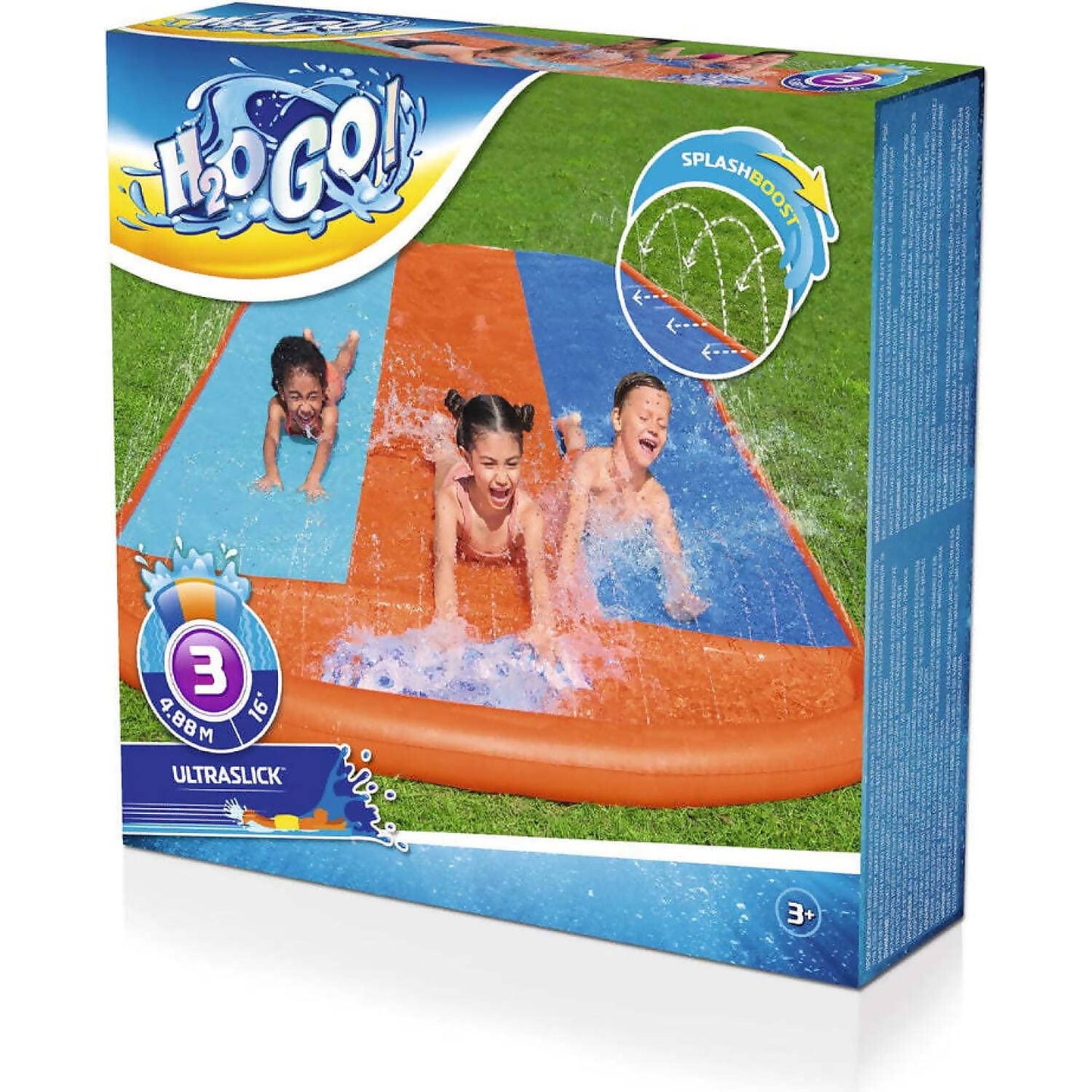 H2ogo! - Triple Water Slip & Slide 16ft/4.88m