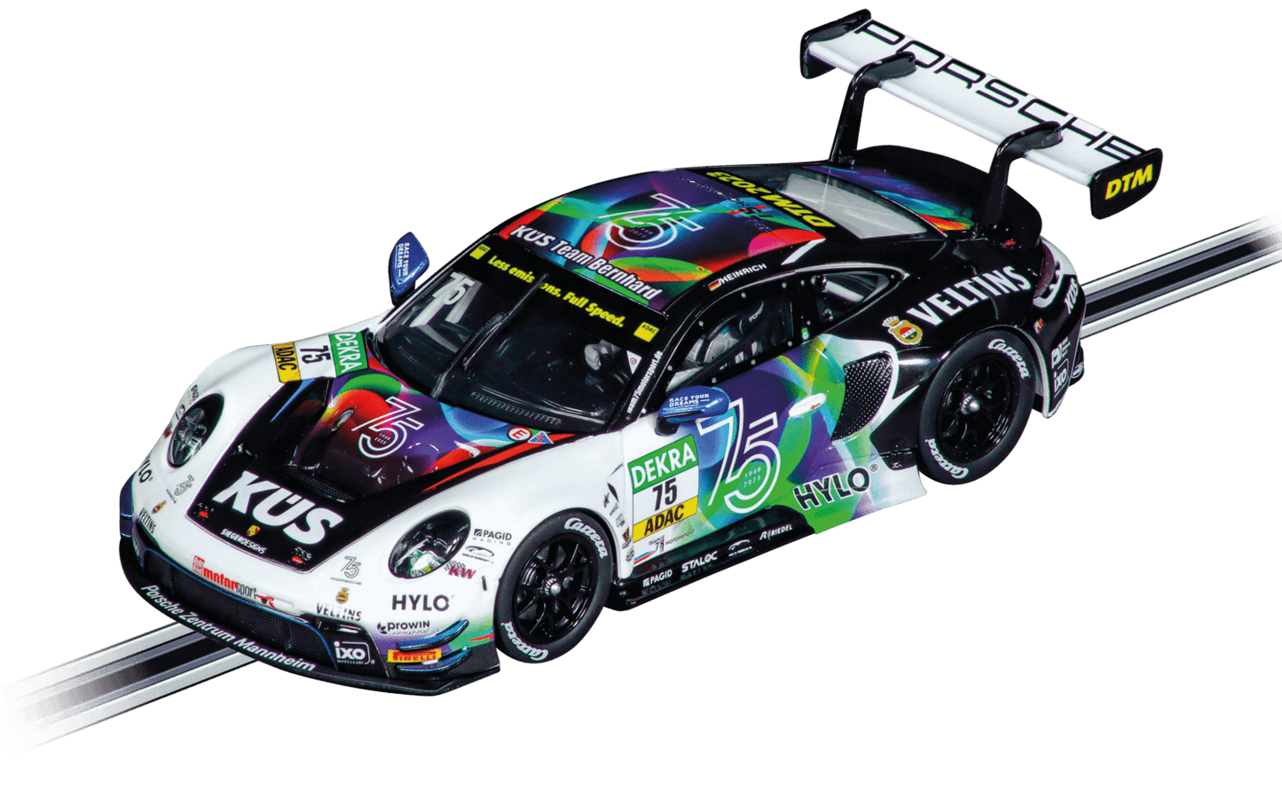 Carrera Evolution 1:32 - Porsche 911 GT3 R Team Bernhard No.75 DTM 2023  - Slot Car Also Suits Scalextric
