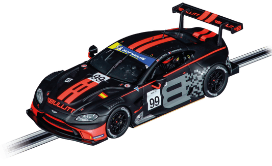Carrera Evolution 1:32 - Aston-Martin Vantage GT3 Bullitt Racing No.99 Slot Car  - Slot Car Also Suits Scalextric