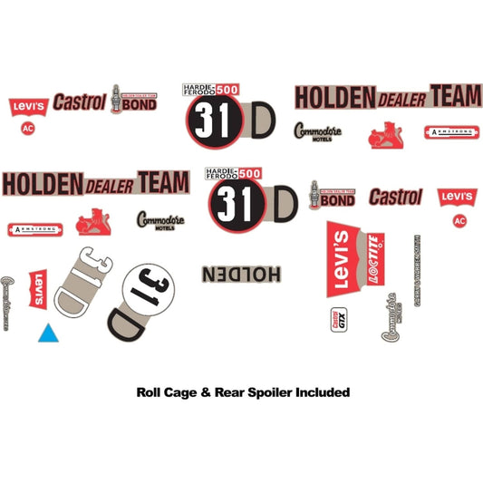 DDA Collectibles 1:24 Scale - #31D LC Holden Torana Bathurst Decal Kit - Diecast Model Accessory