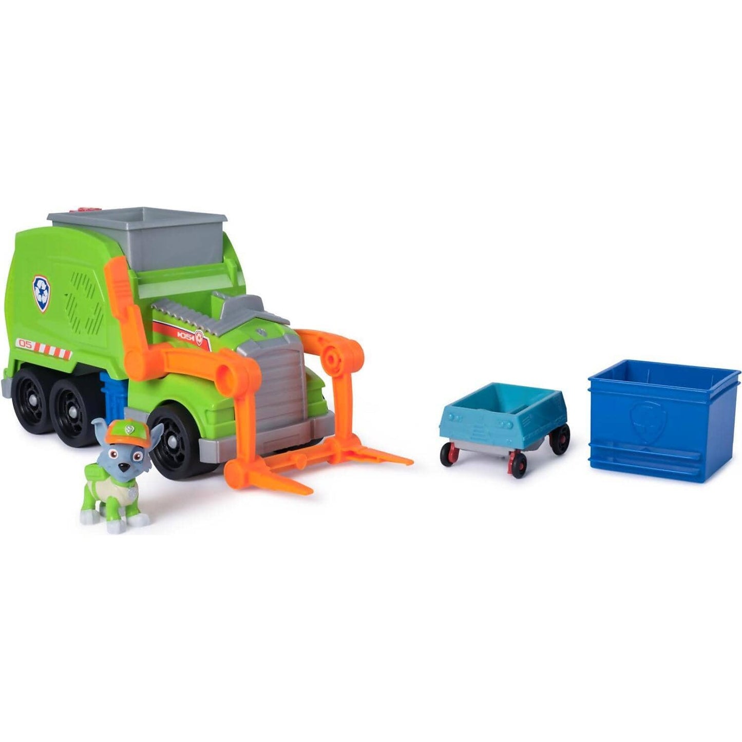 Paw Patrol - Sustainable Crush N Roll Recycling Truck With Rocky - Spin Master