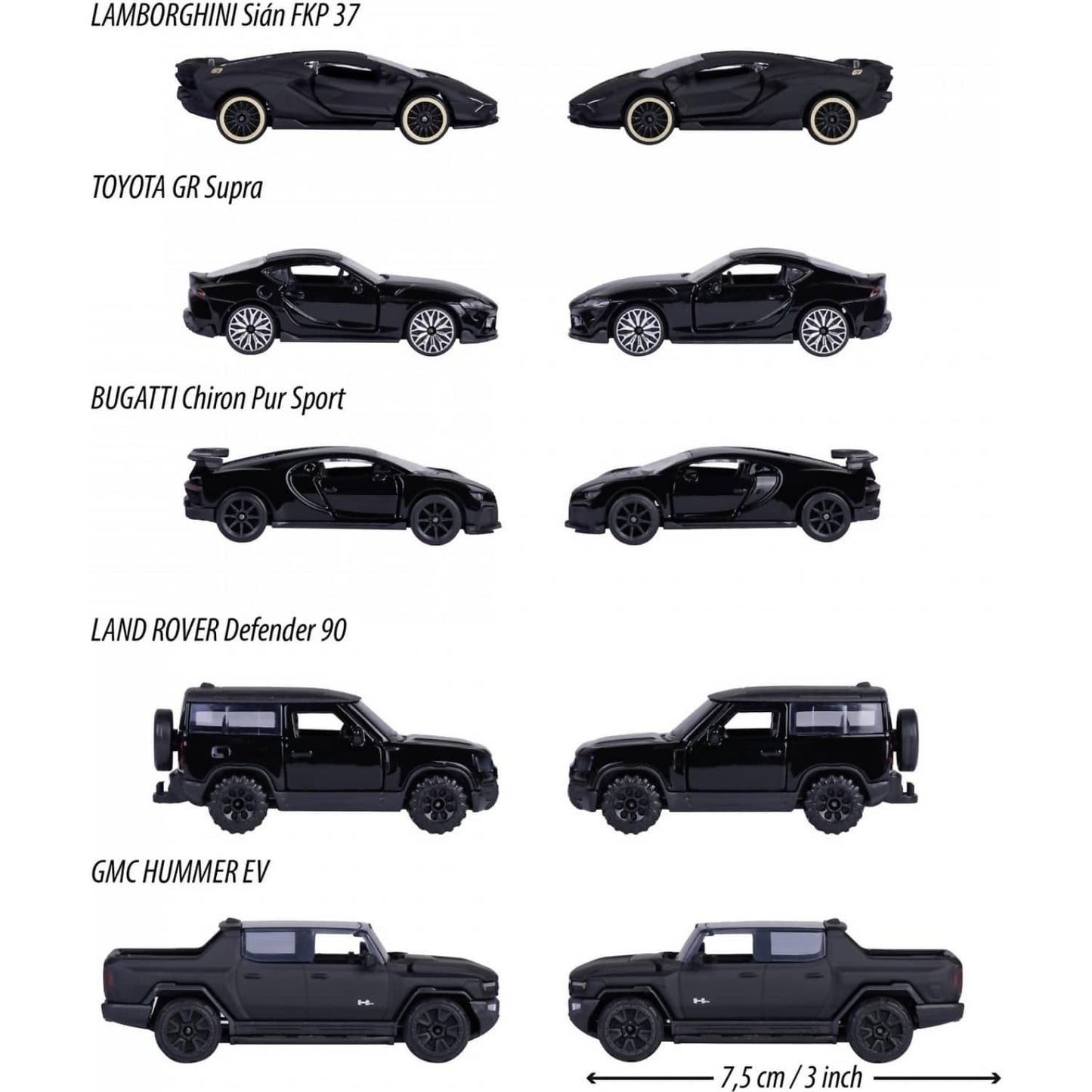 Majorette - Black Edition Next Gen 5 Pieces Giftpack