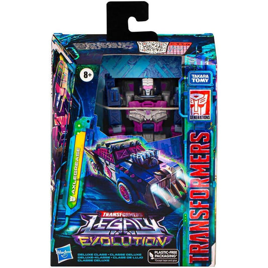 Transformers - Legacy Evolution Deluxe Axlegrease Converting Action Figure 5.5-inch - Hasbro