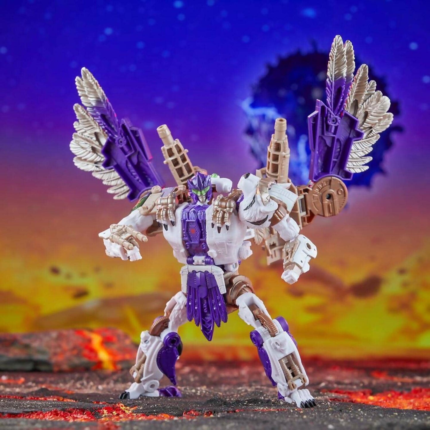 Transformers - Legacy United Leader Beast Wars Universe Tigerhawk 7.5-inch Action Figure - Hasbro