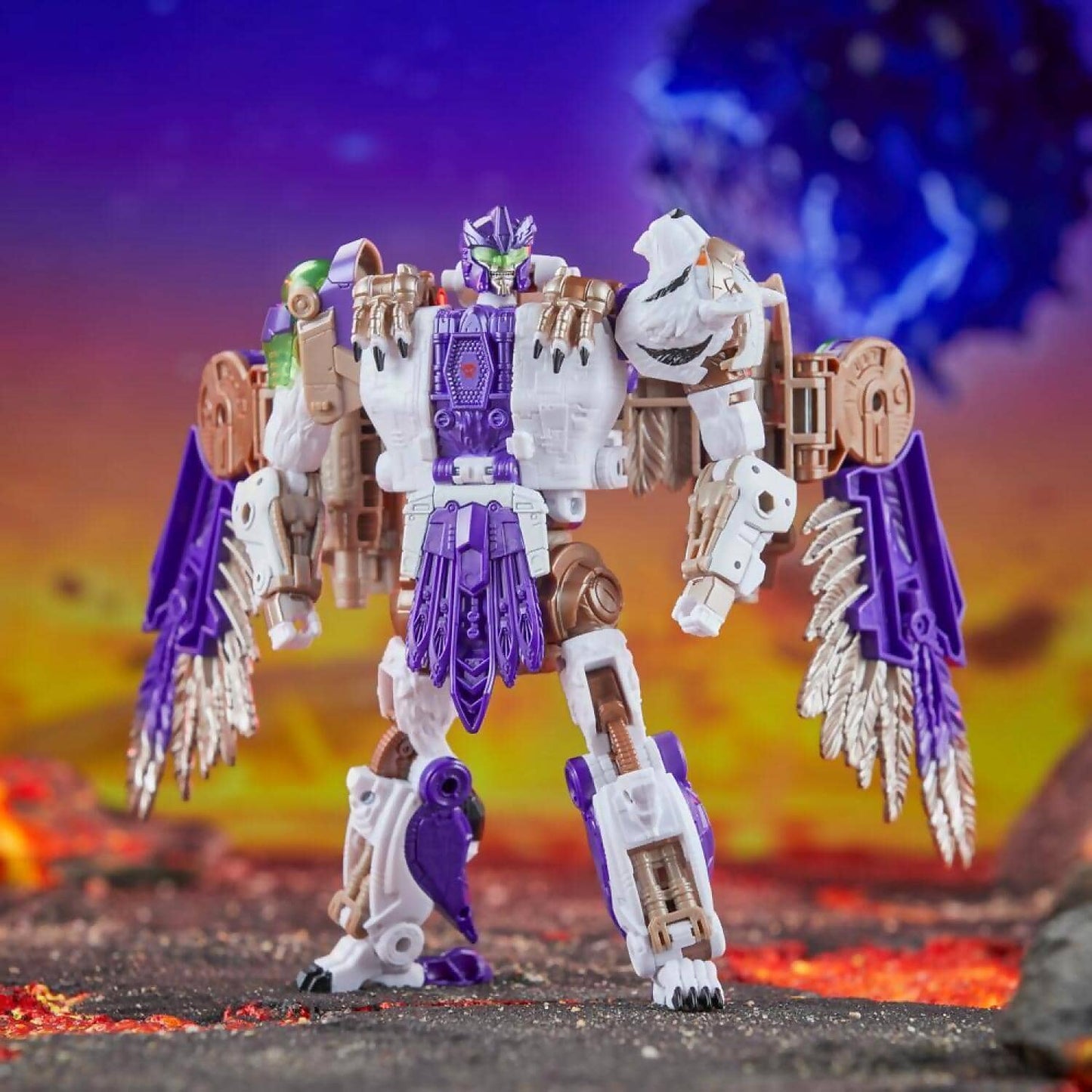 Transformers - Legacy United Leader Beast Wars Universe Tigerhawk 7.5-inch Action Figure - Hasbro
