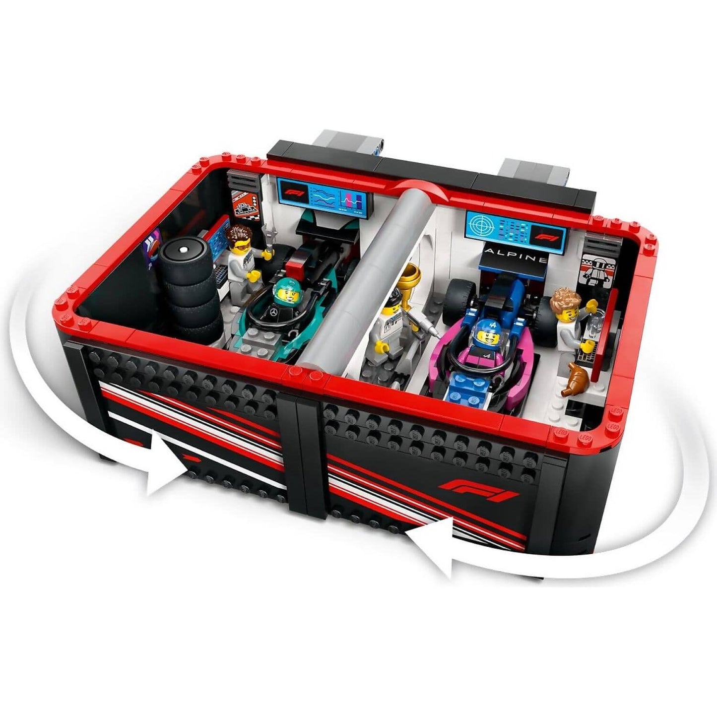 LEGO 60444 F1® Garage & Mercedes-AMG & Alpine Cars - City