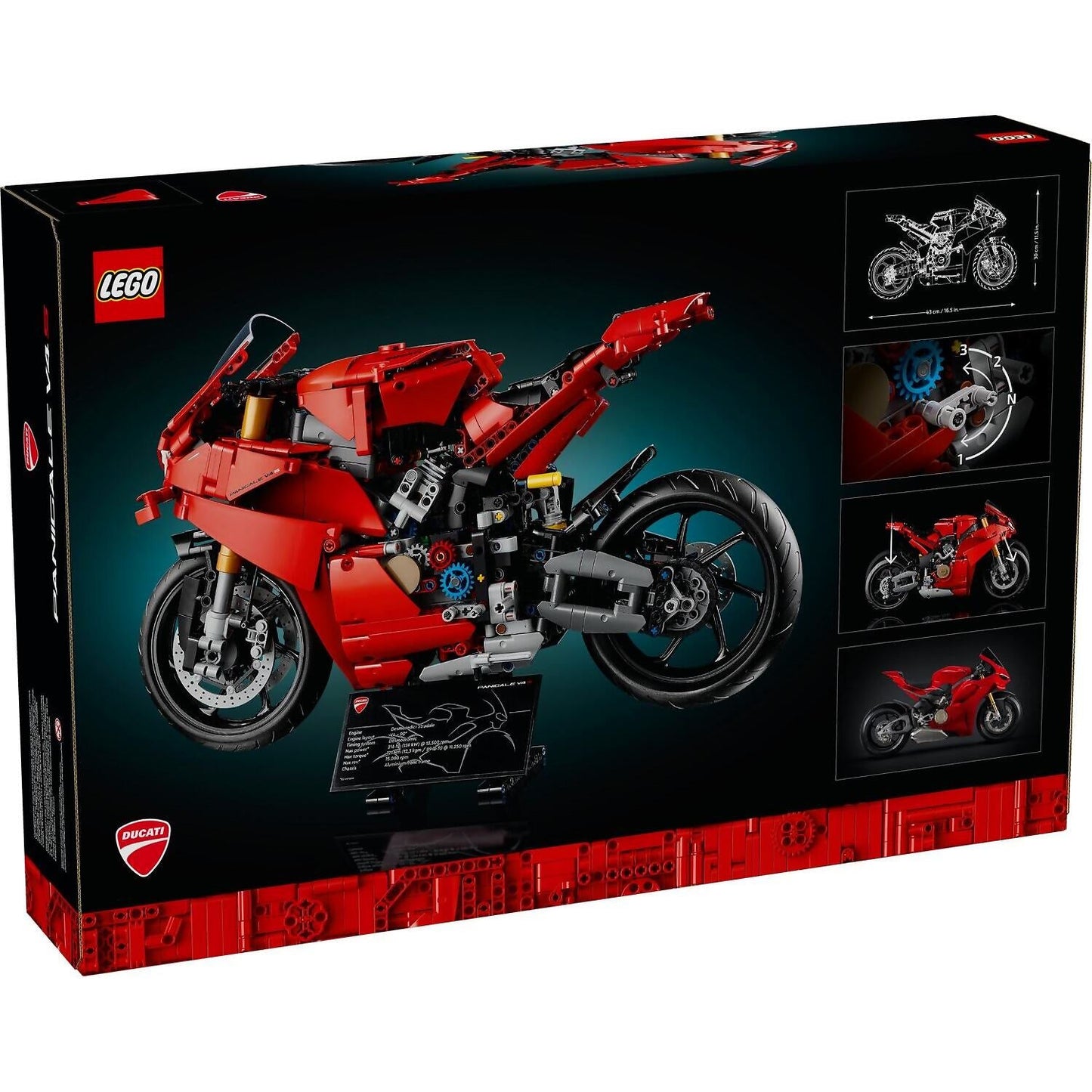 LEGO 42202 Ducati Panigale V4 S Motorcycle - Technic