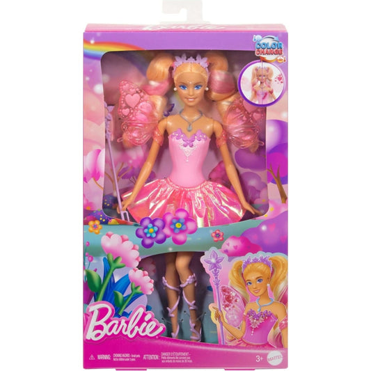 Barbie - Fantasy Fairy Doll With Color-change Wings And Outfit