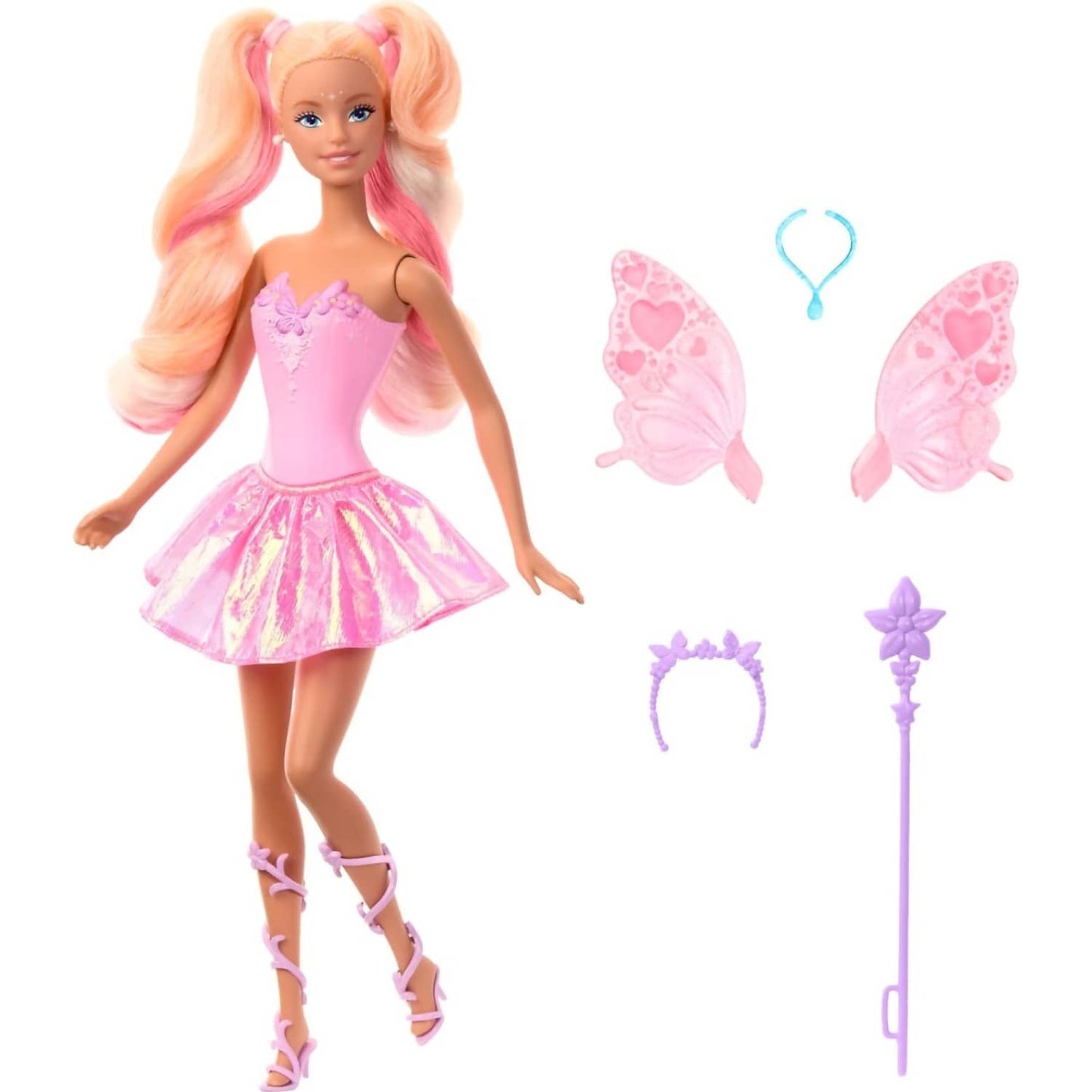 Barbie - Fantasy Fairy Doll With Color-change Wings And Outfit