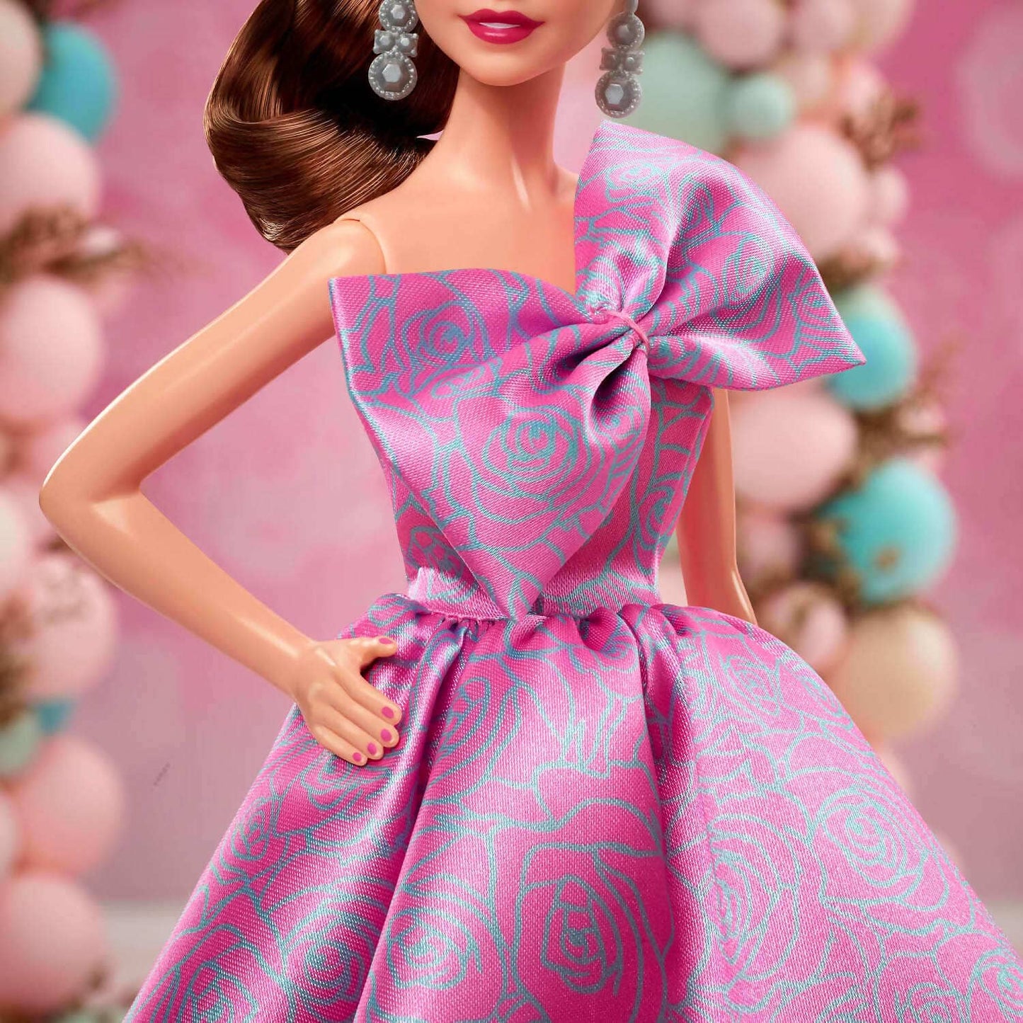 Barbie - Signature Birthday Wishes Doll Collectible Fashion Doll In Satiny Pink Dress