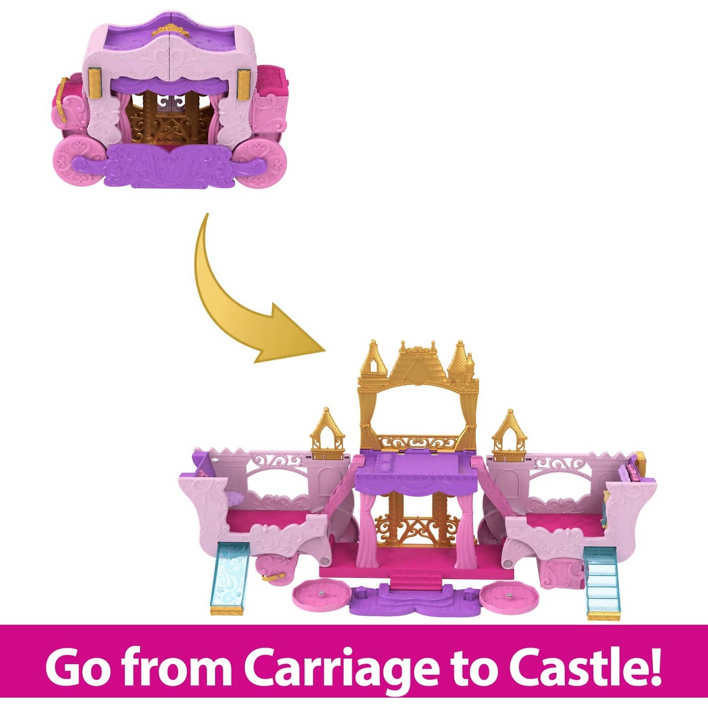 Disney Princess - Carriage To Castle Playset