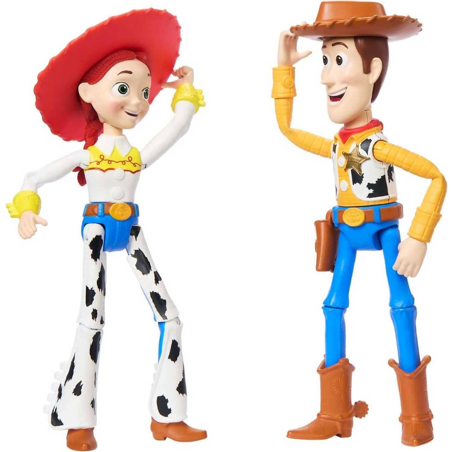 Disney Pixar - Woody & Jessie Action Figure Pack 7-inch Scale Posable 2pk - Mattel