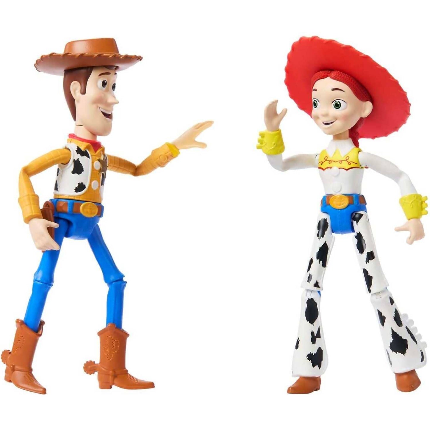 Disney Pixar - Woody & Jessie Action Figure Pack 7-inch Scale Posable 2pk - Mattel
