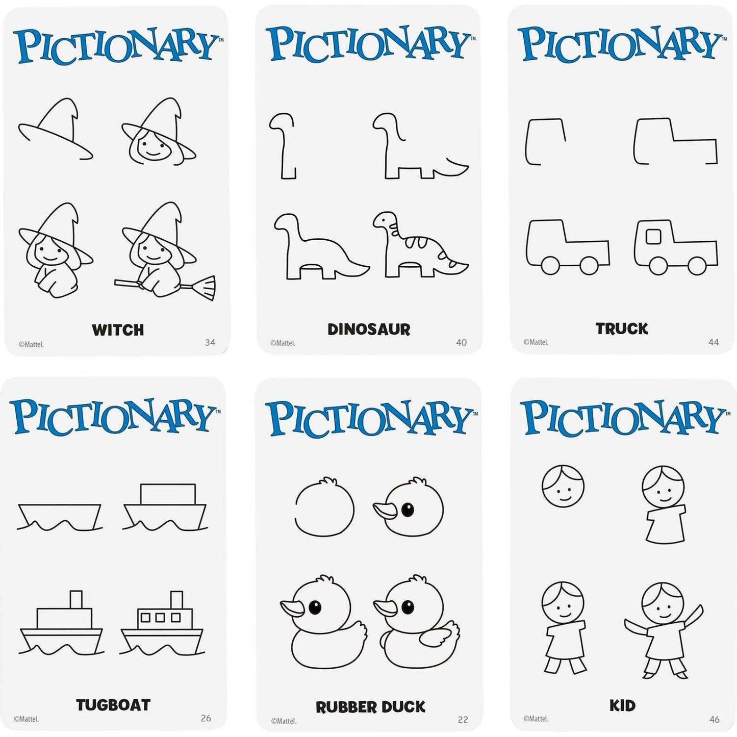 Mattel Games - Pictionary Family Board Game Refresh