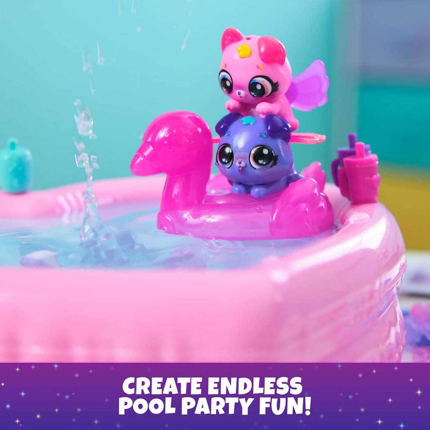 Hatchimals Alive! - Neon Rainbow Bestie Pool Party