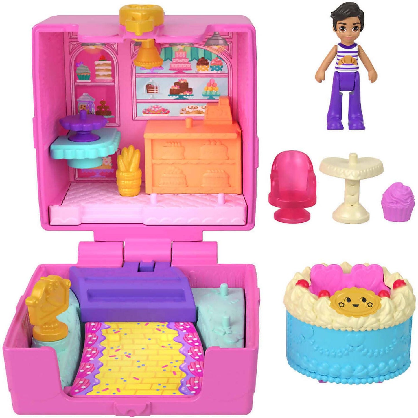 Polly Pocket - Tiny Take Out Reveal Compact Playset - Mattel