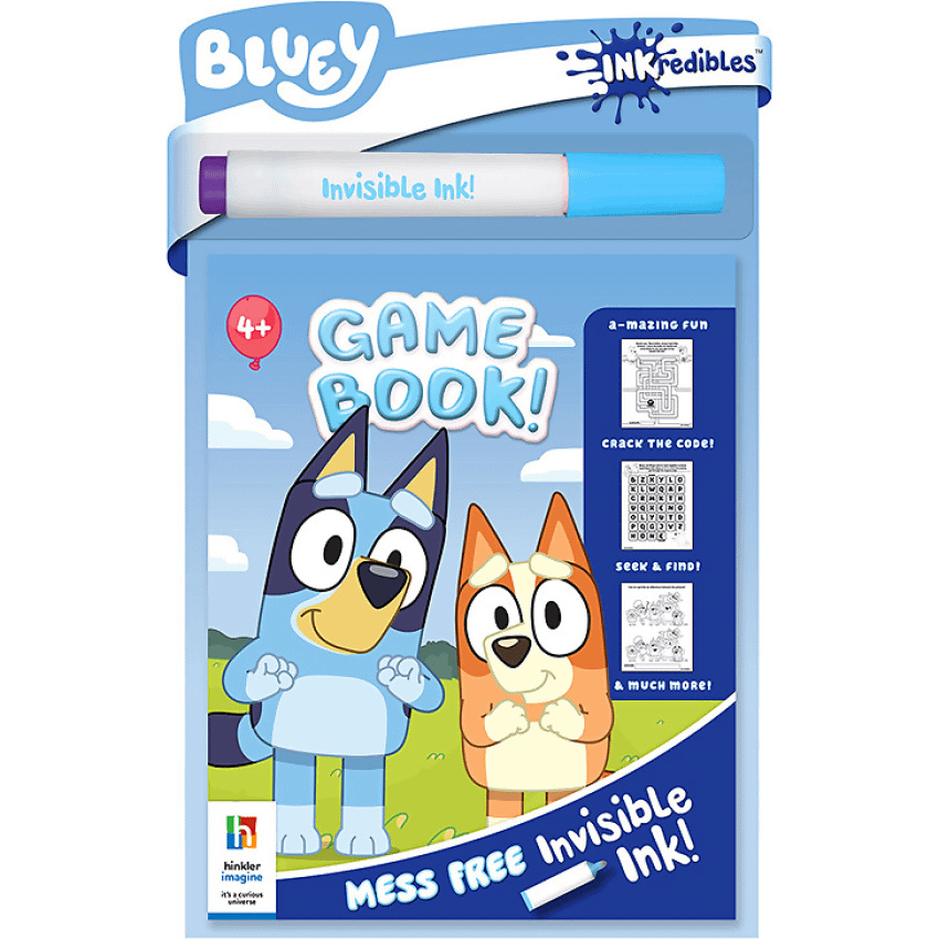 Bluey - Invisible Ink Game Book