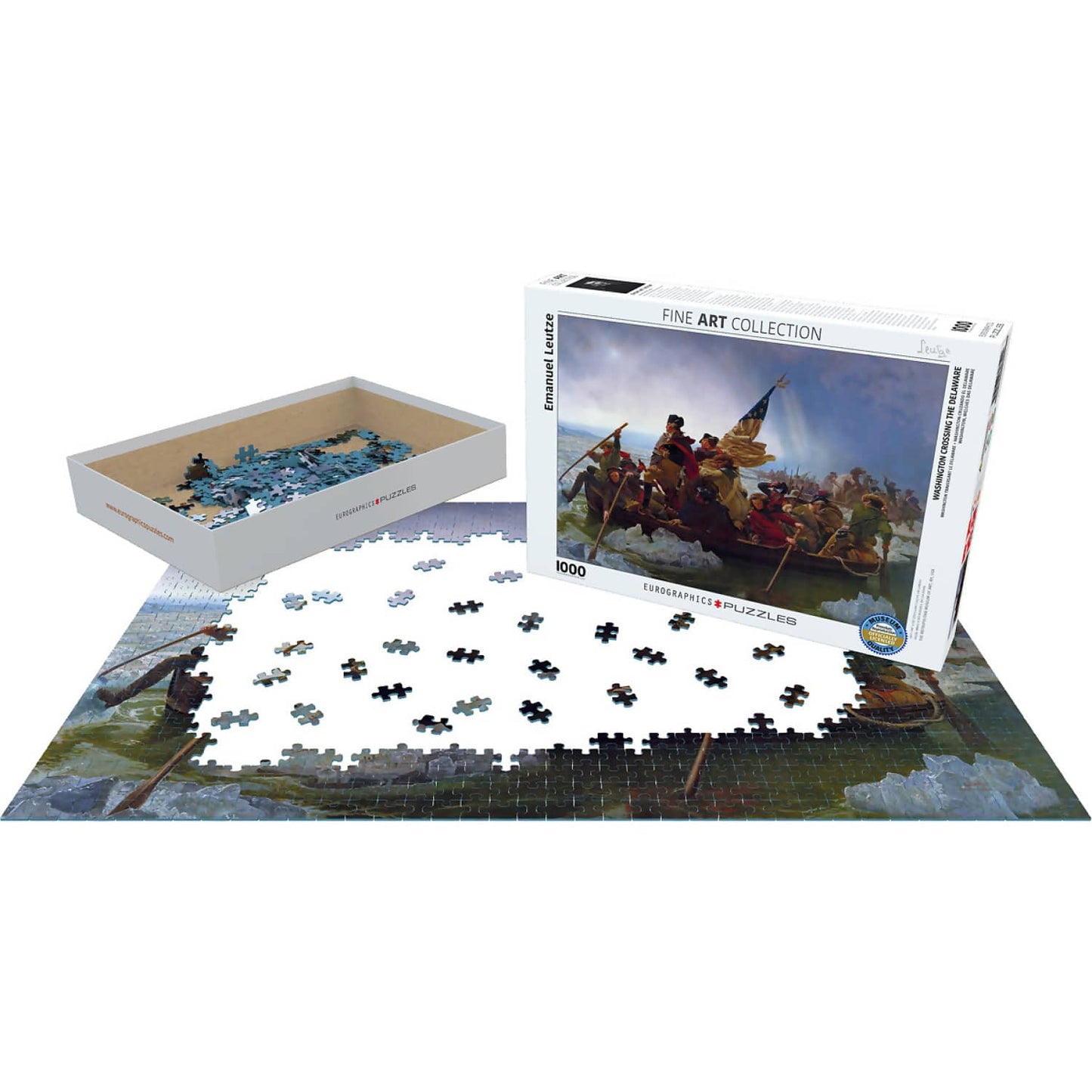 Eurographics - Washington Crossing The Delaware - Jigsaw Puzzle 1000pc