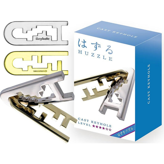 Hanayama - Huzzle Keyhole Level 4 - Cast Puzzle