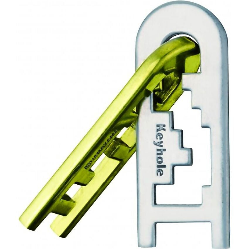 Hanayama - Huzzle Keyhole Level 4 - Cast Puzzle