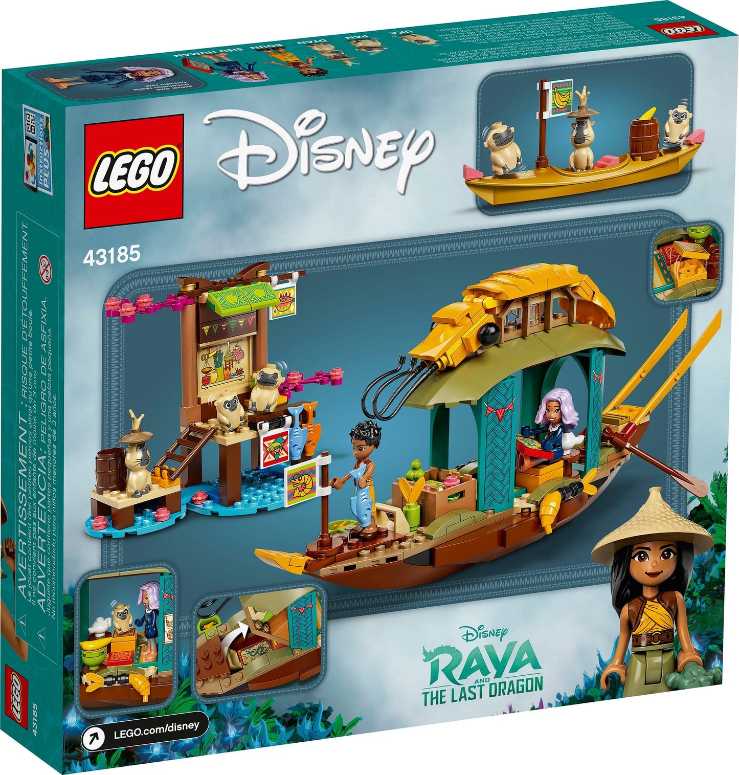 LEGO 43185 Boun's Boat - Disney Raya And The Last Dragon
