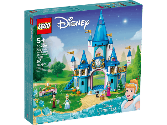 LEGO 43206 Cinderella and Prince Charming's Castle - Disney Princess Frozen