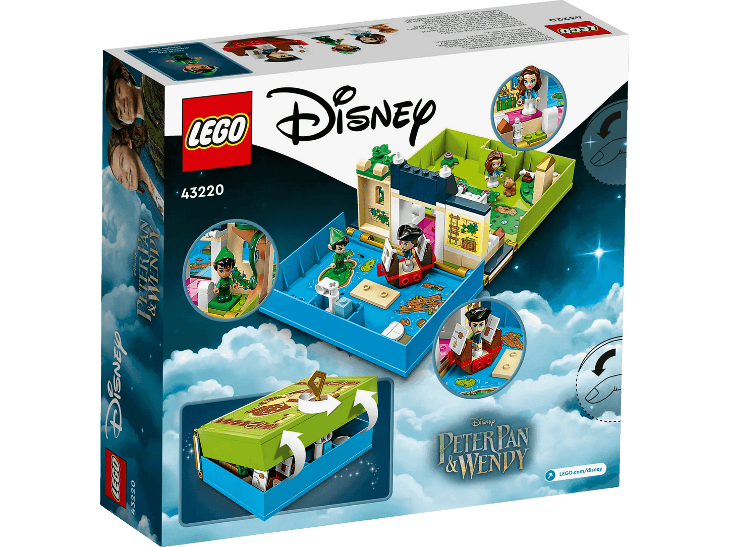 LEGO 43220 Peter Pan & Wendy's Storybook Adventure - Disney