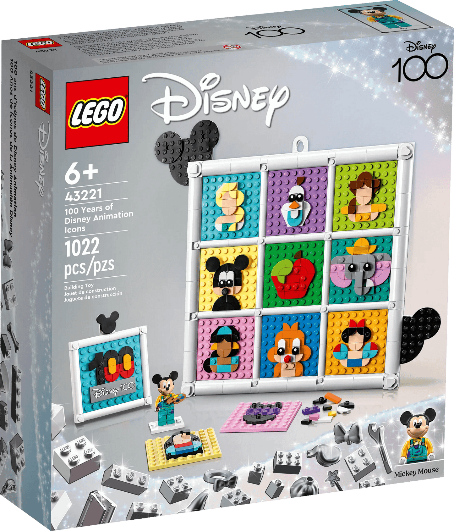 LEGO 43221 100 Years of Disney Animation Icons - Disney