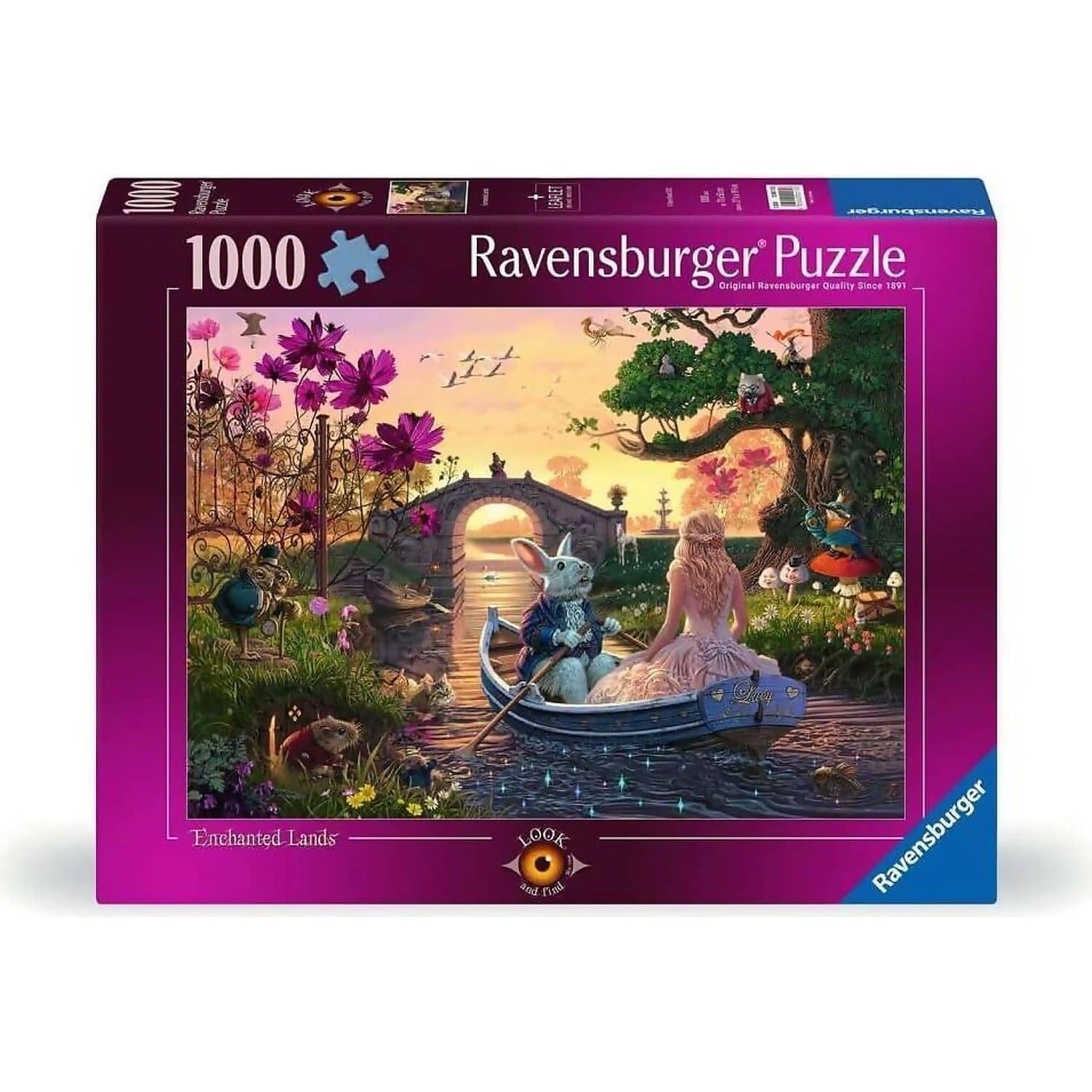 Ravensburger - Enchanted Lands Look & Find Jigsaw Puzzle 1000pc