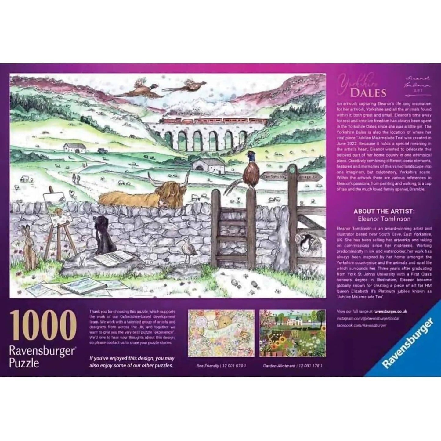 Ravensburger - Yorkshire Dales Jigsaw Puzzle 1000pc