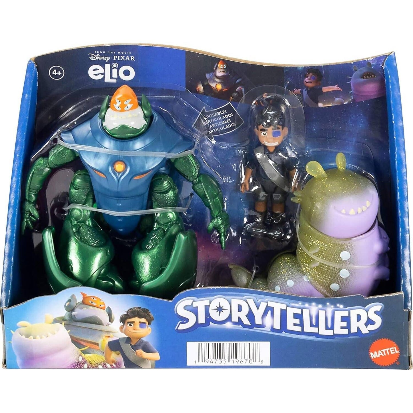 Disney Pixar - Elio Storytellers Action Figure 3 Pack - Mattel