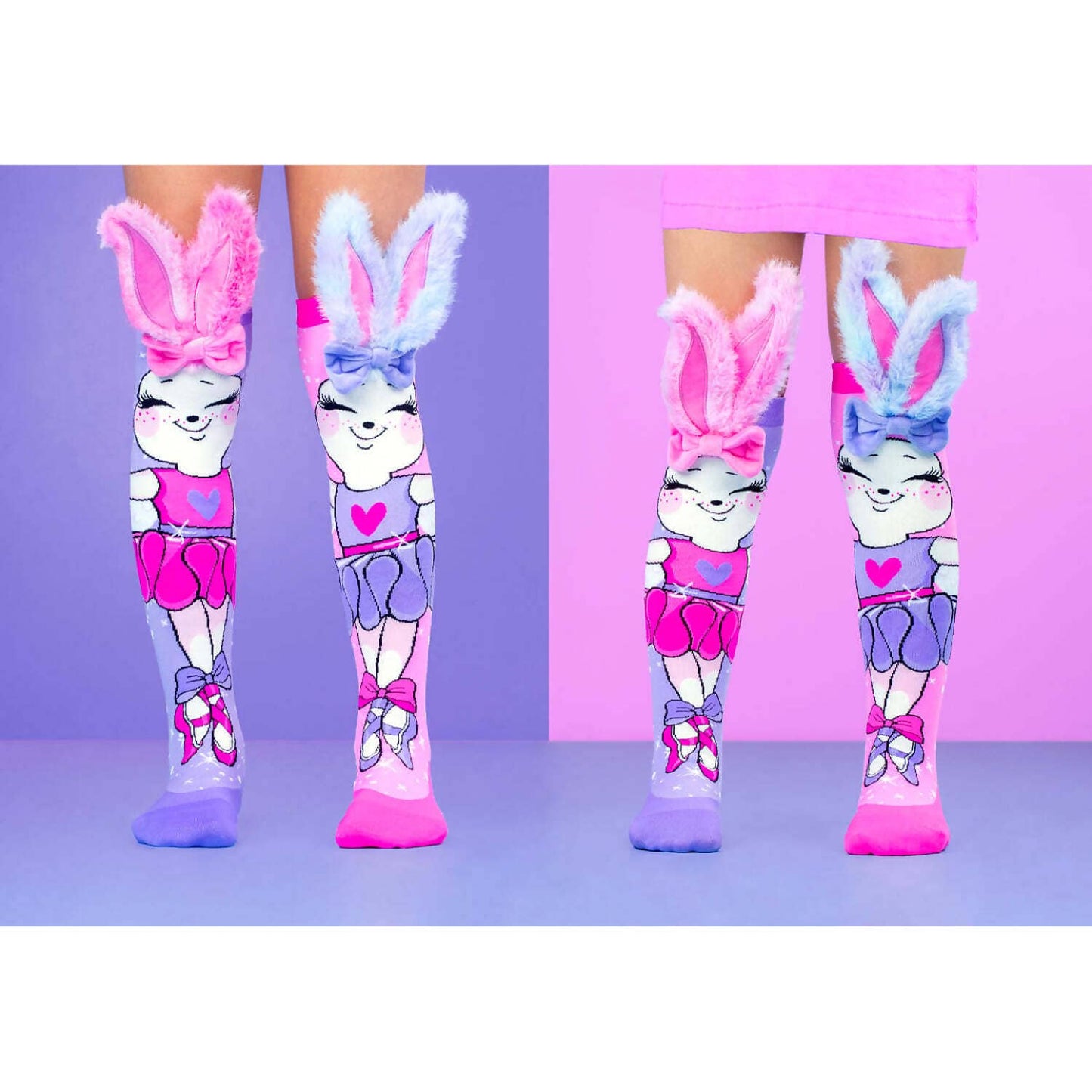 Madmia - Ballerina Bunny Socks Kids & Adults Age 6y+