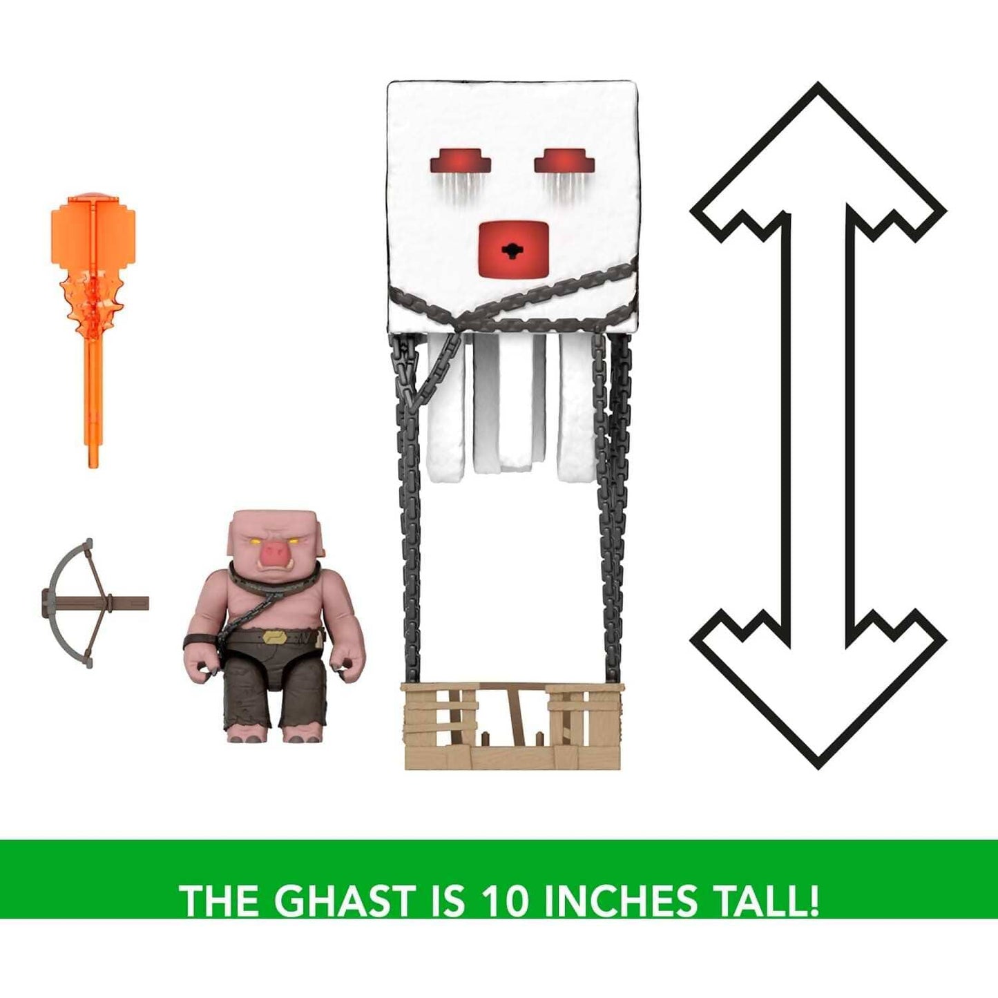 Minecraft Movie - Blast Attack Ghast Action Figure Set - Mattel