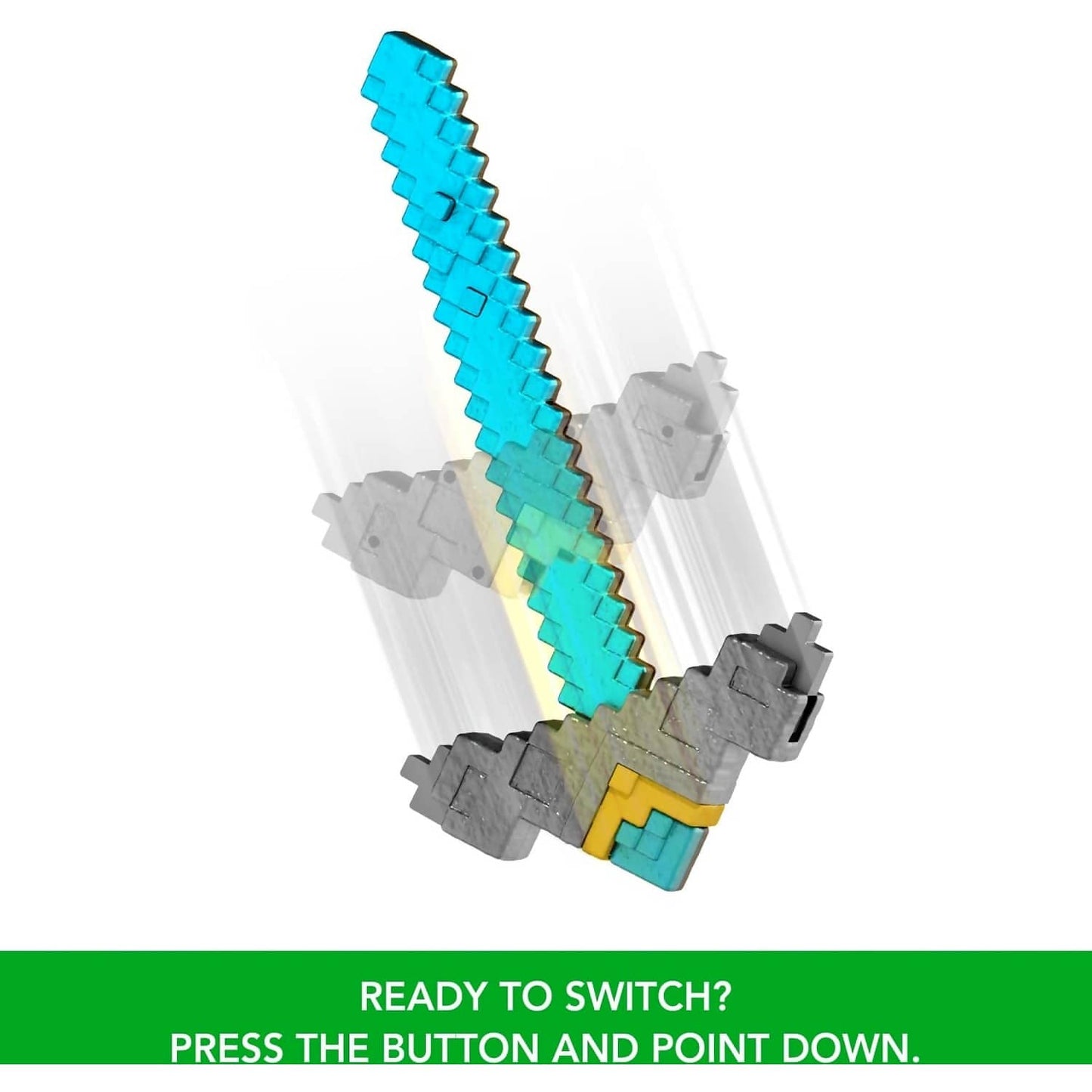 Minecraft Movie - Click And Switch Sword And Pickaxe Role-play 2-in-1