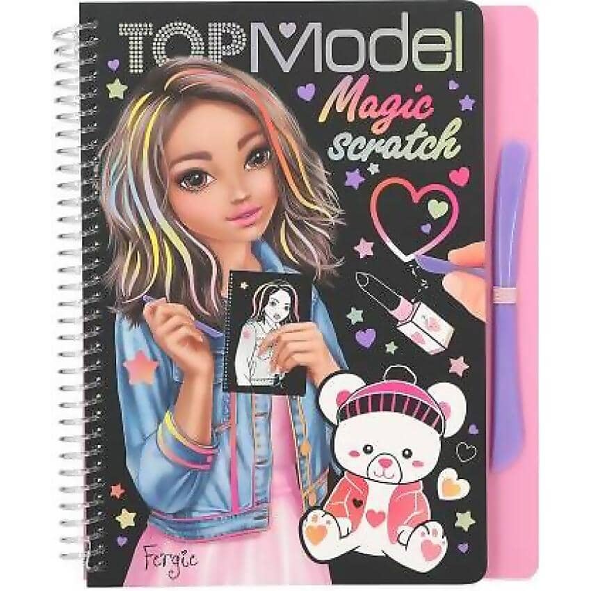 Topmodel - Magic Scratch Book