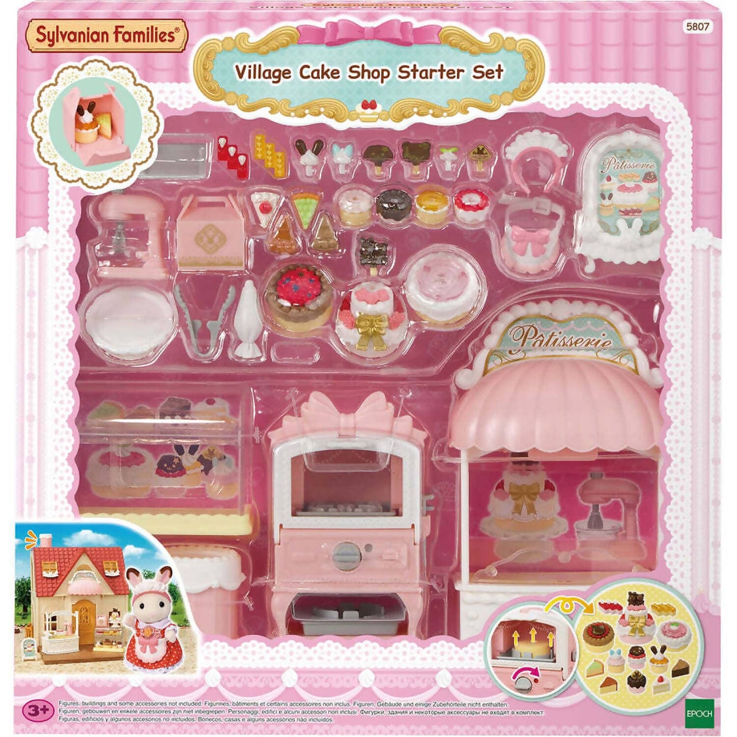 Sylvanian Families - Village Cake Shop Starter Set Animal Doll Playset